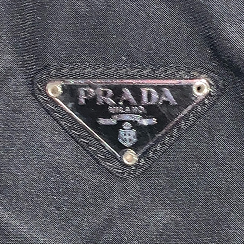 PRADA nero black TESSUTO nylon zip top CROSSBODY messenger BAG - Picture 3 of 14